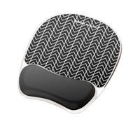 Fellowes 9653401 alfombrilla para ratón Negro, Blanco - Nuevo