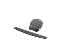 Fellowes - 9653601 descansa muñecas Gel Negro, Gris