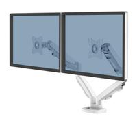 Brazo para monitor fellowes serie eppa ajustable altura 2 pantallas normativa vesa hasta 10 kg blanco