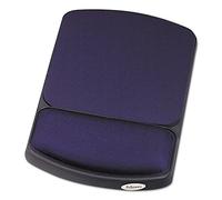 Fellowes 98741 - Reposa muñecas (Negro, Azul, 158,8 x 257,2 x 25,4 mm)