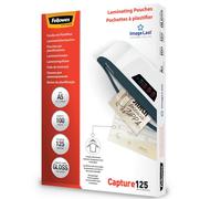 Fellowes A5 Laminating Pouches - Gloss Finish - 100 Sheets, 250 Micron (2 x 125