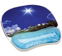 Fellowes Alfombrilla con reposamuñecas para ratón, Tropical, Estándar