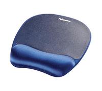 Fellowes Alfombrilla para ratón con reposamuñecas Everyday - Alfombrilla para ratón ergonómica para ordenador portátil, reposamuñecas ergonómico - Azul