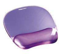 Fellowes Alfombrilla con reposamuñecas para ratón, Violeta, 23 cm / 19 cm