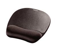 ALFOMBRILLA PARA RATON FELLOWES CON REPOSAMUÑECAS DE ESPUMA MEMORY FOAM NEGRO 230X196X20 MM