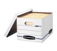 Fellowes Bankers Box Stor/File - Letter/Legal - Organizador de almacenaje (317.5 x 412.75 x 266.7 mm, Azul, Blanco)