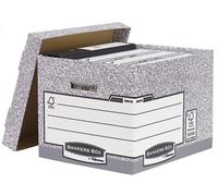 Fellowes Box Tarjeta Reciclada para Almacenamiento de Archivos Capacidad 4 Cajas de Archivos Formato A4