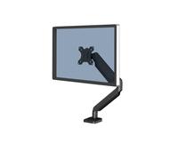 Fellowes Brazo para Monitor Individual Platinum Series - Soporte para Monitor Ajustable, con Funciones de inclinación, Giro y rotación y con 2 Puertos USB - Tamaño máximo del Monitor 32"- Negro