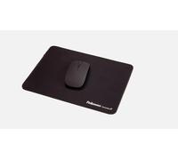 Fellowes Alfombrilla de ratón Breyta XL – Ergonómica negra, antideslizante, Microban, bordes cosidos