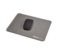 Fellowes Breyta Alfombrilla de Ratón Ergonómica Extragrande Gris, Base de Goma Antideslizante, Bordes Cosidos Resistentes, Protección Microban, y Optimizada para Ratones Ópticos y Láser