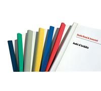 Fellowes - Caja de lomos para encuadernar (50 unidades, para 25 folios)