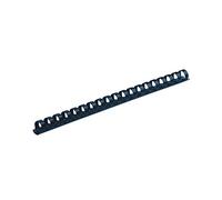 Fellowes Canutillos de plástico A4 10 mm – 41–55 hojas, pack 100, negro