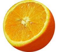 Fellowes Circular Naranja - Alfombrilla ratón rígida