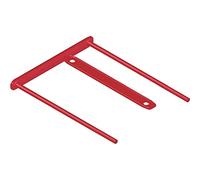 Fellowes - Clips para archivos (10 cm, 100 unidades), color rojo