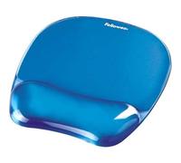 Fellowes Crystal alfombrilla de ratón con reposamuñecas azul