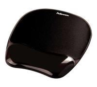 Fellowes Crystal alfombrilla de ratón con reposamuñecas negro