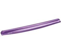 Fellowes Reposamuñecas para teclado Gel Crystal – Gel transparente, violeta