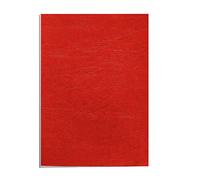 Fellowes Delta Cuero - Portadas de encuadernación (A4, 250 g/m², 25 unidades), color rojo