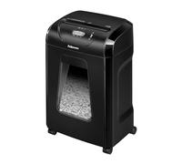 Fellowes Destructora de Papel FS-15C - Uso en Oficina en casa - Trituradora de Corte en partículas, destruye hasta 15 Hojas, Papelera extraíble 19L - Seguridad P4 - Negro