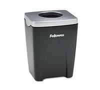 Fellowes Dispensador de clips de papel, color negro y plateado