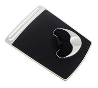 Fellowes EasyGlide - Reposamuñecas ergonómico para ratón, color gris y negro