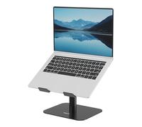 Fellowes Elevador para Portátil Alumia™ - Soporte Ergonómico de Aluminio Ajustable en Altura e Inclinación - para Casa u Oficina - Material Reciclado - Negro