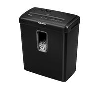Fellowes FS-6C - Trituradora de Papel, Corte en partículas, Destruye hasta 6 Hojas, Destructora de Papel Uso Personal, Papelera de 15 litros, Nivel de Seguridad P4, Exclusiva de Amazon