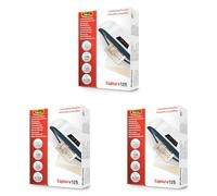 Fellowes Fundas de Plastificar (65x95mm), acabado brillo, 100 hojas, 250 micras (2 x 125 micras), acabado de calidad, adecuadas para fotos, tarjetas de identificación y documentos pequeños