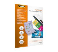 Fellowes Fundas de Plastificar A3, acabado mate, 25 hojas, 160 micras (2 x 80 micras), acabado de calidad, facilita la lectura del contenido