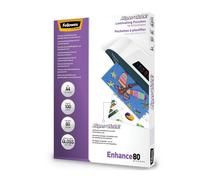 Fellowes Fundas de Plastificar A4 SuperQuick, acabado brillo, 100 hojas, 160 mic