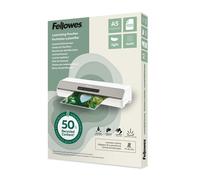 Fellowes Fundas plastificar A5, pack de 100, acabado mate, uso ocasional 75/80 m