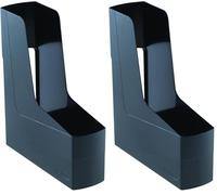 Fellowes G2D 17301 - Revistero, negro (Paquete de 2)