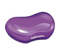 Fellowes Gel Crystals - Reposamuñecas flexible, violeta