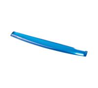 Fellowes Gel Crystals - Reposamuñecas para teclado, azul