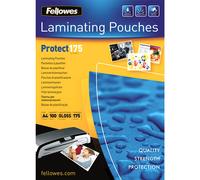 Fellowes A4 Glossy 175 Micron Laminating Pouch 100 Pack One Size