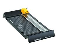 Fellowes Neutrino - Cizalla de Rodillo, Tamaño A5, Capacidad de Corte 5 Hojas, Color Negro/Plata/Amarillo