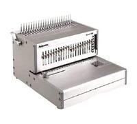 Fellowes Orion-E 500 - Encuadernadora eléctrica de plástico con función de medición de documentos, capacidad de perforación: 30 hojas, capacidad de encuadernación: 500 hojas, color plateado