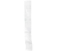 Fellowes Pack de 25 espirales metálicas, Blanco, 46 mm