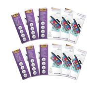 Fellowes Pack de 250 fundas plastificar A4, 160 micras (2 x 80) con flechas, ideal para fotos y avisos
