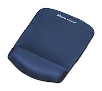 Fellowes PlushTouch 9287301 - Alfombrilla de ratón y reposamuñecas con tecnología FoamFusion, Color Azul