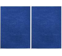 Fellowes Portadas para encuadernar de cartón, Azul, A4 (Paquete de 2)