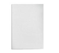 Fellowes Portadas para encuadernar de cartón símil piel Delta Cuero, extra rígido, 250 micras, 100% reciclables, formato A4, con certificación FSC, pack de 25, color blanco