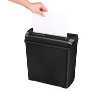Fellowes P-25S triturador de papel Corte en tiras 22 cm Negro, Gris