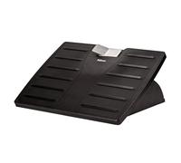 Fellowes Premium Soporte para el Apoyo de pies Negro - Soportes para el Apoyo de pies (Negro, De plástico, 4-1/8", 4-7/8", 5-5/8", 0-30°, 444 x 333 x 111 mm)