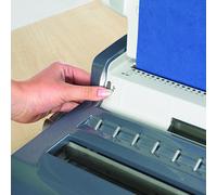 Fellowes Quasar - Encuadernadora manual de Wire, uso frecuente