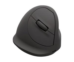 Fellowes Ratón Vertical Ergonómico Breyta Plus Mediano para Diestros - Bluetooth inalámbrico, dongle inalámbrico o Cable, Contenido Reciclado, protección antimicrobiana Microban, batería Recargable