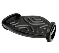 Fellowes - Smart Rocker - Reposapiés Ergonómico Ajustable en Altura - Soporte para Apoyo de Pies Inclinable para Oficina y Hogar - Certificación FIRA. Color Negro