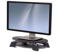 Fellowes Soporte elevador de monitor giratorio - Ajustable en altura y con plataforma giratoria de 45º, ideal para compartir la visualización de la pantalla