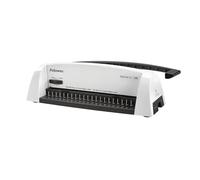 Fellowes, Starlet 2 plus, Encuadernadora manual de canutillo de plástico, uso ocasional, color blanco