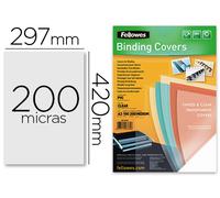 PORTADAS PVC TRANSPARENTE A4 300 MICRAS
